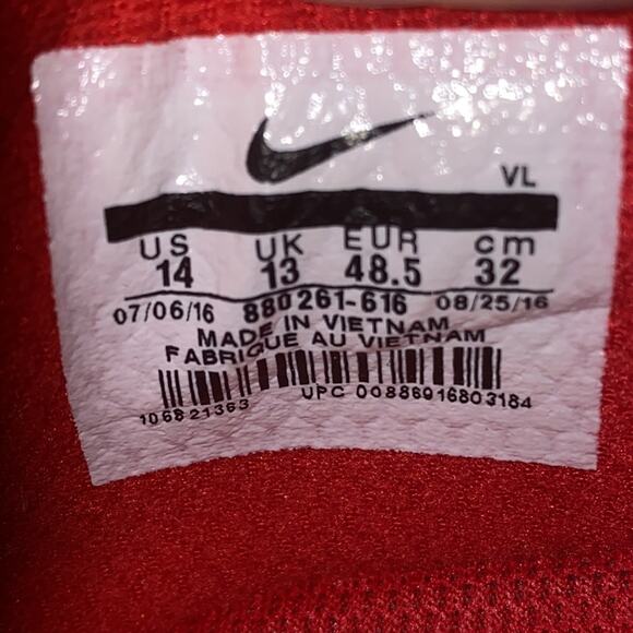 NIKE Air Clipper MX Air Baseball Cleats NEW Size 14 - Picture 11 of 12